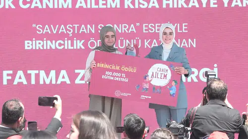 Genç yazarların gözünden aile temalı hikayeler ödüllendirildi