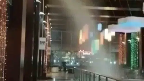 Bursa’daki alışveriş merkezinde fıskiye paniği