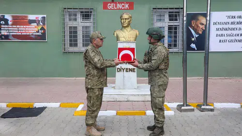Orgeneral Tokel sınır hattında güvenlik denetimi yaptı