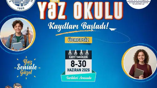 Kayseri'de çocuklar için yaz okulu kayıtları başladı