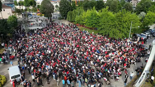 Düzceliler Dünya Kupası için Millet Bahçesi'nde buluştu