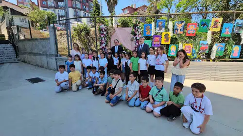 Zonguldaklı miniklerin sanat molası