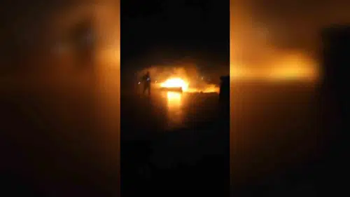 Tarihi Büyük Valide Han’da korkutan yangın