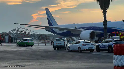 Antalya Havalimanı’nda THY uçağı yanlış yola girdi