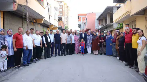 İlkadım Belediye Başkanı Kurnaz mahalle ziyaretlerini sürdürüyor
