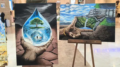 Osmaniyeli gençlerden doğa için sanat dokunuşu