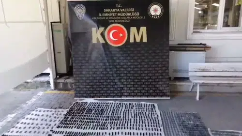 Sakarya’da dev silah sevkiyatı polis engeline takıldı
