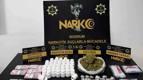 Bodrum’da uyuşturucu tacirine operasyon yapıldı