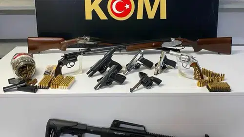 Milas’ta silah operasyonu 3 kişi tutuklandı