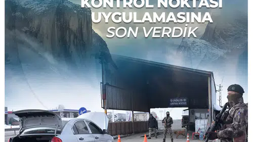 Türkiye genelinde binlerce güvenlik noktası kaldırıldı