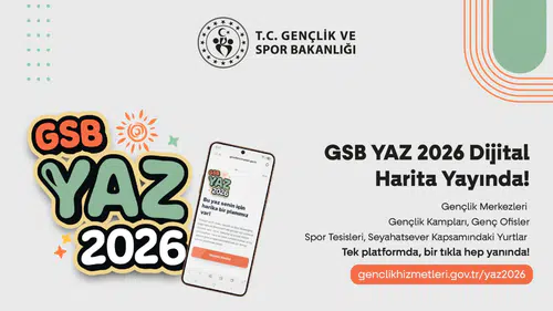 Gençler için yaz tatili rehberi dijital haritaya taşındı