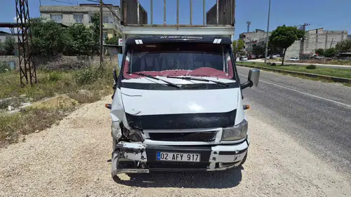 Yavuzeli yolunda motosiklet kazası