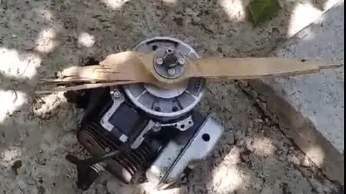 Kastamonu'da bir evin fındık bahçesine insansız hava aracı düştü