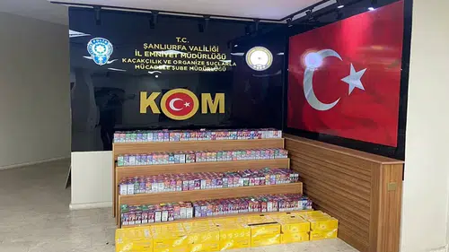 Şanlıurfa’da kaçak sigara operasyonu 1,5 milyonluk ürün yakalandı