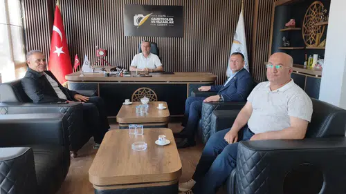 MHP Kahta İlçe Başkanı Çakmak'tan yerel basına ziyaret