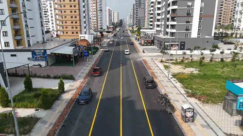 Mezitli Gazi Paşa Caddesi yeni yüzüyle trafiğe açıldı