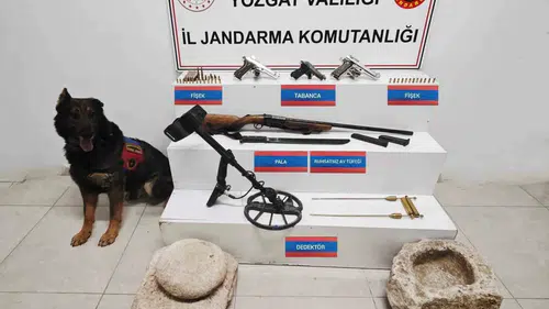 Yozgat'ta kaçak kazı yapan üç kişiye operasyon düzenlendi