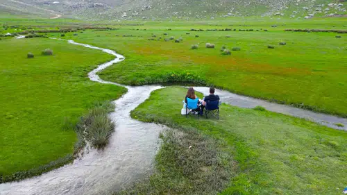 Niğde Ketençimen Yaylası bu yıl yeşilin ve suyun merkezi oldu