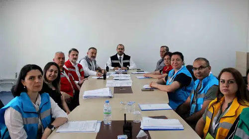 Kayseri Devlet Hastanesi acil durumlara karşı saha provası yaptı