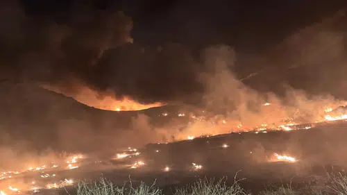 Mersin Mut'ta çöplük yangını korkuttu