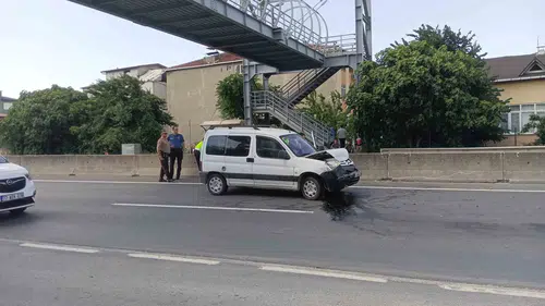 Karamürsel yolunda trafik kazası iki kişiyi hastanelik etti