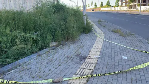 Sivas'ta dehşet anları İnşaat işçisi duraktaki insanlara baltayla saldırdı