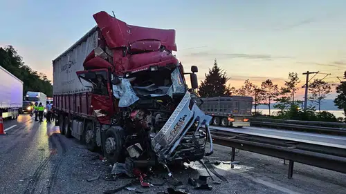 Anadolu Otoyolu’nda mucize kurtuluş