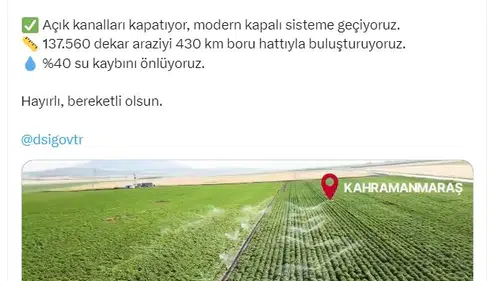 Kahramanmaraş tarımında 4 milyarlık modern dönüşüm başlıyor