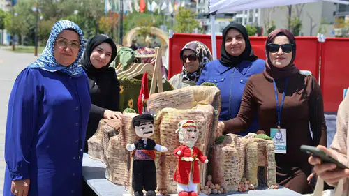 Harput Kalesi artık iplikle örülüyor