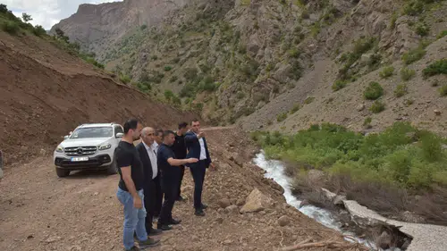 Cilo ve Sat Dağları’na giden yol asfaltlanıyor