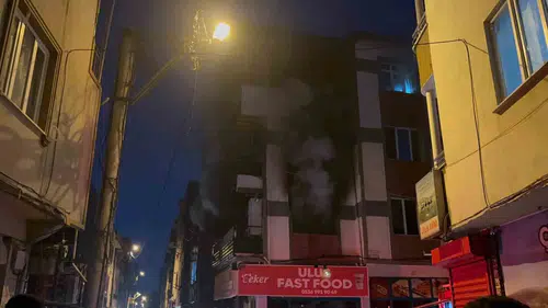 Bursa'da bir apartman dairesinde gece yarısı korku dolu anlar yaşandı