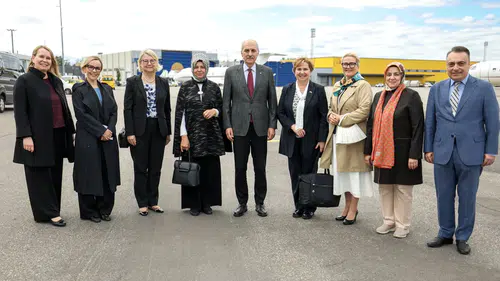 Numan Kurtulmuş resmi temaslar için Helsinki’ye gitti