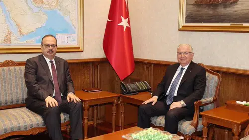 Yaşar Güler Ankara Valisi Canbolat ile bir araya geldi