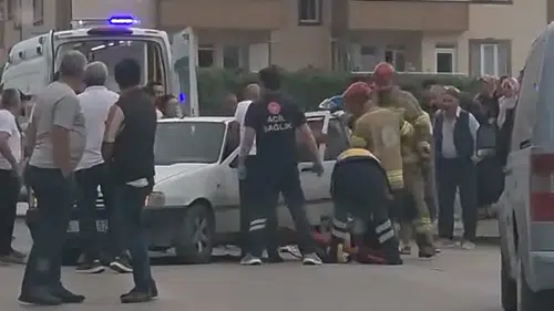 İnegöl’de trafik kazası Aralarında çocukların da olduğu 9 kişi yaralandı