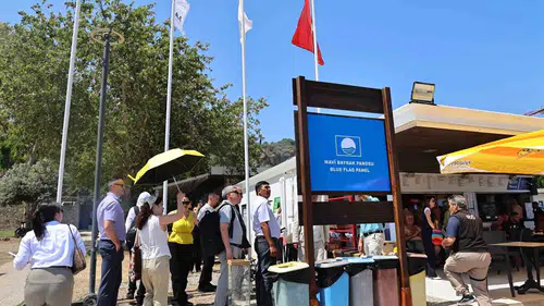 Kırgızistan plajlarını Mavi Bayrak ile tanıştırmak için Antalya'ya geldi