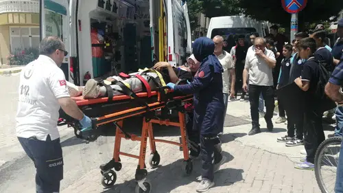 Isparta Yalvaç’ta motosiklet kazası