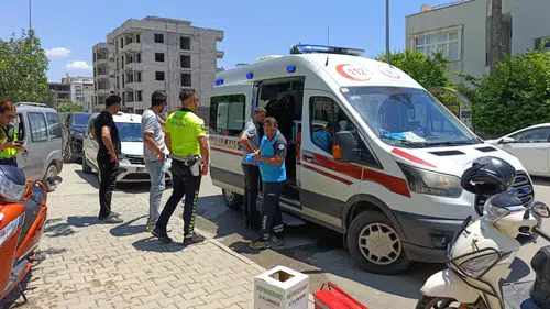 Adıyaman'da motosiklet kazası iki kişiyi hastanelik etti