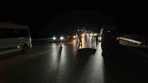 Bursa çevre yolunda feci kaza Yaya hayatını kaybetti