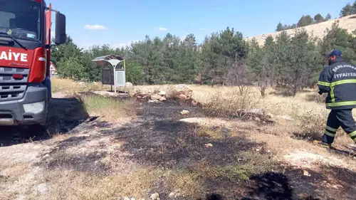 Şanlıurfa Karaköprü’de yangın korkusu kısa sürdü