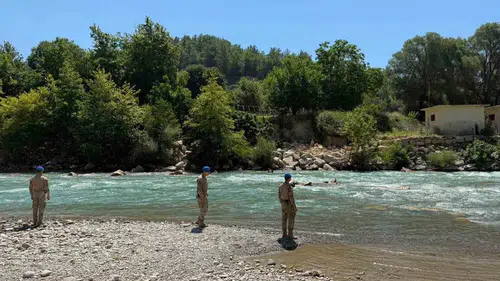 Alara Çayı’nda kayıp genci arama çalışmalarında dokuzuncu gün