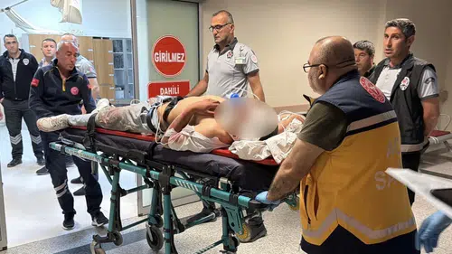 Adıyaman Gölbaşı'nda motosiklet kazası 2 genç yaralandı