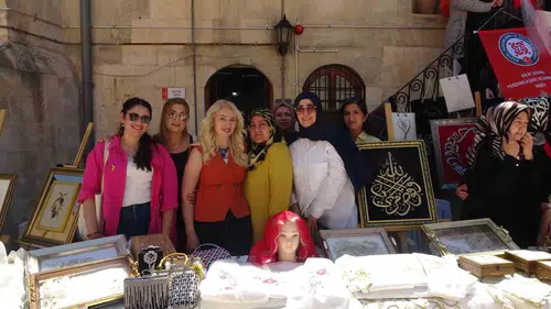 Kilisli kursiyerler el emeği ürünlerini sergiledi
