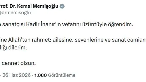 Yeşilçam dev ismi Kadir İnanır hayatını kaybetti