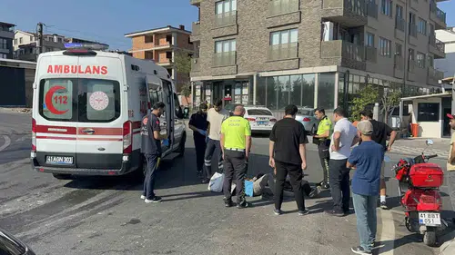 Darıca’da ters yön dehşeti Motosikletli iki genç yaralandı