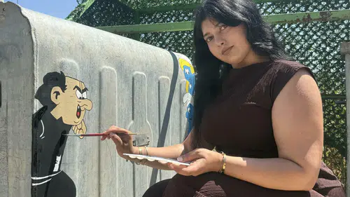 Bodrum sokakları Meryem ile renklendi