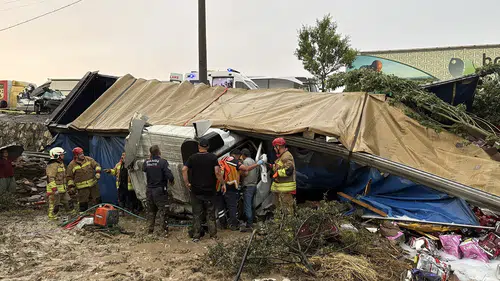 Manisa Kula'da tiner yüklü TIR faciası 2 kişi hayatını kaybetti