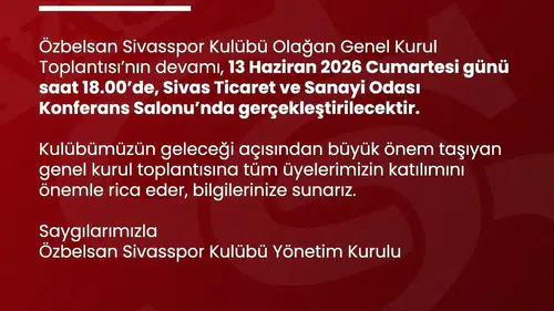 Sivasspor yeni başkanını aramak için tekrar sandık başına gidiyor