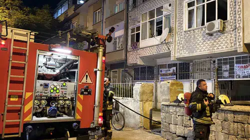 Kayseri'de apartman dairesinde korkutan yangın