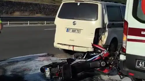 Kuzey Marmara Otoyolu’ndaki motosiklet kazasında acı son