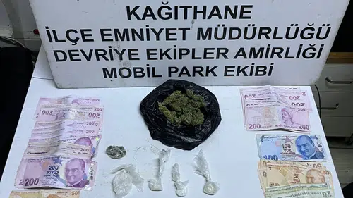 Kağıthane’de uyuşturucu baskınında şüphelileri kaçırma girişimi